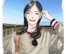 実写寄りキャラ/似顔絵描きます 雰囲気重視！TRPGの立ち絵や結婚式・記念日の贈り物に！ イメージ1