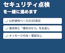 ひとり事業のセキュリティ点検を一緒に進めます 公的資料ベースの30項目で、今日やることを決めます イメージ1