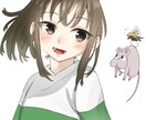 SNS用アイコンをバストアップで描きます 透明感のある女の子を描くのが得意です！ イメージ6