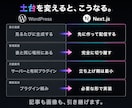 脱WordPress。Next.jsで構築します CMSは用途に合わせて選定。ブログもECも対応 イメージ3