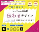 高品質で伝わるシンプルなデザインをおつくりします 写真加工や印刷も対応！チラシなどスピーディーにお届けします イメージ1