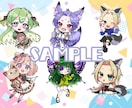 配信者様のサムネイルやグッズイラストなど描きます 動画サムネイル、配信サムネイル、グッズイラストなど対応可能！ イメージ2