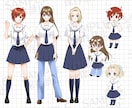 ご希望のイラスト作成いたします 人物絵、花や小物/キャラクターデザイン、衣装デザイン可 イメージ8
