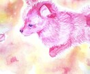ご自身で飼われているペットの似顔絵を描きます 元気の出る色合いで、ペットの似顔絵を描かせていただきます！ イメージ1