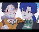 世界観際立つ狂気ダーク系イラスト描きます 周りと被らない、個性が光るSNSアイコン描きます イメージ5