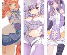 複数提案!ヒアリング重視の衣装&立ち絵を描きます こだわりを最高に可愛く!納得いくまで寄り添います(*^-^ イメージ8