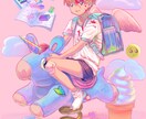 イラスト（人物メイン/背景別料金）描きます あなたのお望みのイラストを安価で制作いたします。 イメージ3