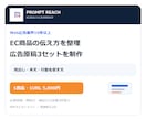 EC商品の訴求と広告原稿3セットを作ります Web広告業界10年以上｜見出し・本文・CTAを制作 イメージ1