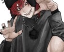 腰上までのイラストを描きます 暗めの雰囲気のイラストを描きます イメージ1