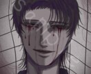 ダークでダウナーな、暗い雰囲気のイラスト提供します 雰囲気で周りと差をつけたい方へ！ イメージ6