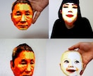 飛び出す似顔絵！３Dライフマスクを作成いたします 通常の似顔絵では満足できない方へ！最短即日お渡し致します！ イメージ3