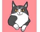 アイコンサイズ（正方形）のイラスト承ります ご要望に沿った正方形の線画イラスト・色付イラスト承ります イメージ4