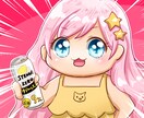 可愛いアイコンからイラストまで制作致します SNSのアイコンや、広告にぜひ＾v＾ イメージ7