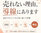 SNS集客で売れない理由を導線診断で見つけます 申し込みが来ない原因、SNSより導線かもしれません イメージ1