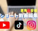 格安でショート動画編集をします 業界最安値！ショート動画編集！ イメージ1