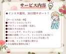 インスタ運用を30日間サポート致します 悩む時間・調べる時間をゼロに！自己流運用は卒業しませんか？ イメージ3