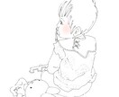 シンプルな線画イラストを描きます お写真をそのままシンプルなイラストにいたします！ イメージ6