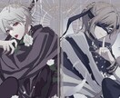 ダーク系、ゴシック系のイラストを制作します キャラデザ、立ち絵、歌ってみたイラストなども イメージ5