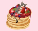 商用利用ok！絵本のような動物、スイーツ描きます ぴでがふんわりとした雰囲気のイラスト描きます！ イメージ1