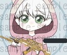 荒野アイコンイラスト描いてます 練習中のため最低価格にしています(><) イメージ1