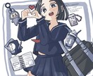 ふんわりかわいい女の子描きます グッズ作成などへ　リボンとフリルがポイント！ イメージ4