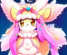 マスコット動物を書きます 最低価格、格安、早い、Youtube、ゲームなどに最適 イメージ3