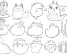 まんまる集合イラスト描いてます 癒しのまんまるキャラクターが1枚の紙に集合！ イメージ6