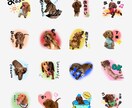 LINEスタンプ作ります ペット、人間、ゆるキャラなんでもOK! イメージ5