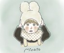 ふわっとした似顔絵作成します ふわふわした雰囲気の似顔絵作成します。 イメージ1