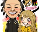 2枚セット⭐️似顔絵キラキラシールを作成します 可愛い‼︎貰って嬉しいオーダーメイド似顔絵シール イメージ9