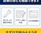 問い合わせが来ないLPの原因を診断します 実機で表示・速度・導線を確認しPDFでお渡し イメージ9