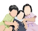 こどもやペット、大好きな人をイラストにします！ます まるで写真のような、立体アート イメージ6