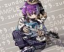 SNSアイコン・サムネイルなど制作いたします 2.5〜5頭身のデフォルメされたキャラクターが得意です！ イメージ5