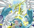 かっこいいドラゴンの一枚絵を作成します 他にないイラストを比較的安価で イメージ2