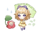 グッズ・スタンプに◎ SDイラストお描きします 可愛いミニキャラをご提供！ Vtuber／配信活動者さん等 イメージ5