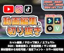 YouTube・ショート動画編集承ります 参考動画のテイスト再現が得意です！ イメージ1