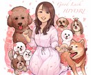 お祝いの似顔絵!プレミアム作画致します お祝いにプレゼントできる作画コスト高めのプレミアム似顔絵 イメージ1
