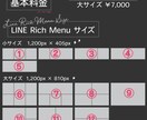 LINE Rich Menu デザイン作成します おしゃれな LINE Rich Menu イメージ2