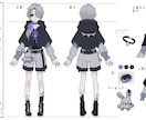 キャラクターをデザインします ご要望にそったキャラクターの三面図と立ち絵を制作します イメージ2