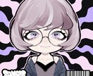 デフォルメ絵のアイコン作成いたします バストアップでのアイコンをお作りいたします。（修正無制限） イメージ5