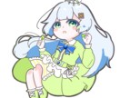 キュートでまんまるおめめのちびキャラ描きます バストアップから全身までキュートなちびキャラを描きます！ イメージ8