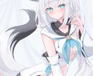 自由に女の子を描かせていただきます 可愛いを詰め込みます！アイコンや1枚絵にいかがですかෆ˚* イメージ4