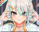 SNS/Youtube用キャライラスト描きます SNSアイコン、歌ってみた用や商品の宣伝用に目を引く1枚を！ イメージ3