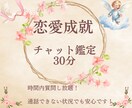 この思い、叶いますか？不安な気持ちを鑑定します チャット鑑定30分！片想い/相手の気持ち/告白のタイミング イメージ4
