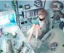 かわいい、キレイ系の人物イラスト承ります 様々な用途に合わせて作成いたします。 イメージ10