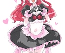 絵チャアプリを使用し簡易的なイラストを描きます 手軽にイラストオーダー!(女の子のみ) イメージ2