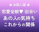 イメージング鑑定◆ 出会い・片想い・今後を占います 恋愛占い♡ 出会い・あの人の気持ち・今後の展開・アドバイス イメージ1