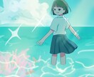 カラフルなかわいい雰囲気のあるイラスト描きます アイコン、MV絵、サムネ、キービジュアル イメージ1