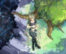 キャラ×背景のイラストとオプションで音楽制作します イラスト音楽ともに同じ制作者なため、作品に統一感が生まれます イメージ2