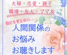 誰にも言えない...人間関係の悩みに寄り添います 良好な関係を築くヒント　恋愛/夫婦/職場/ママ友/親子/友人 イメージ1